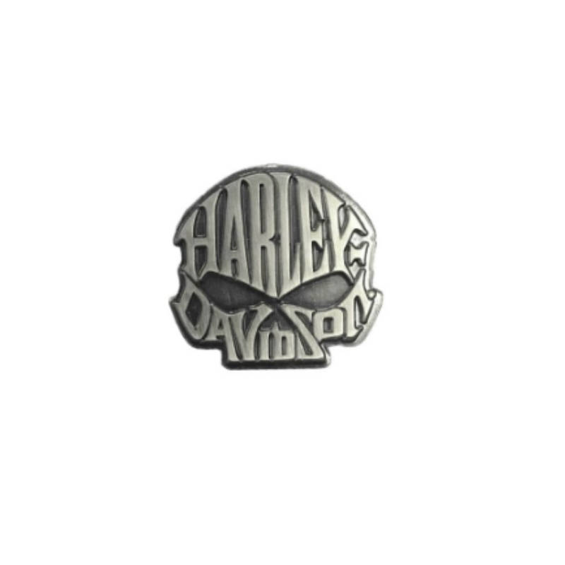 Willie G. Skull Text Pin