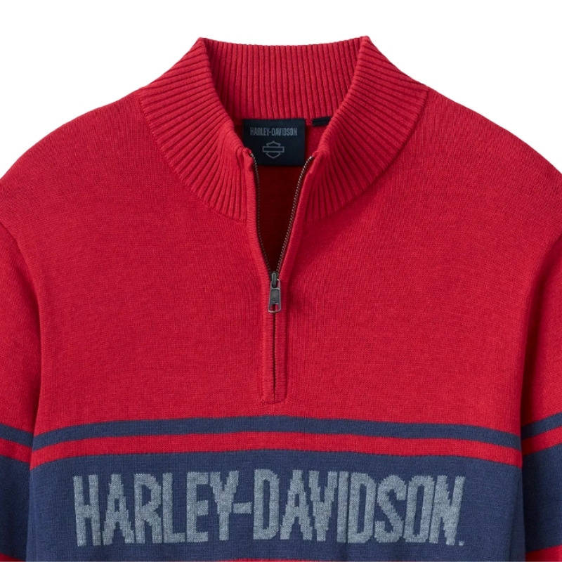 Men's 1/4 Zip Sweater - L