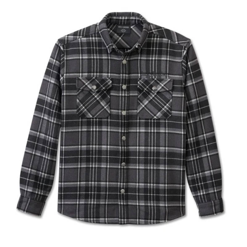 Men's Premium Overshirt - Plaid - 2XL