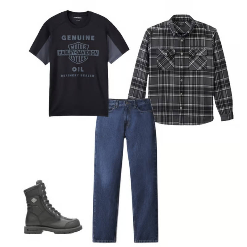 Men's Premium Overshirt - Plaid - 2XL