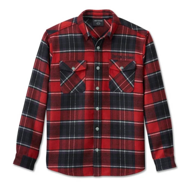 Men's Premium Overshirt - Plaid - S