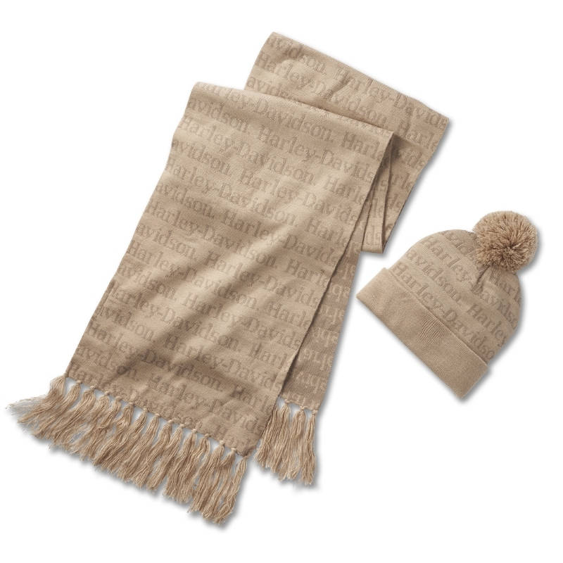 Women's Beanie and Scarf Gift Set