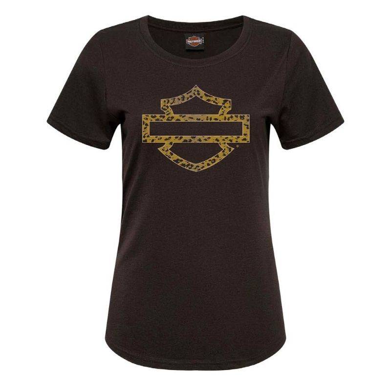 Womens Leopard Dealer Tee - M