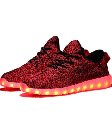 LED Light Up Rechargeable Unisex Fabric Style Urban Casual Sneaker Takkies | Blue |