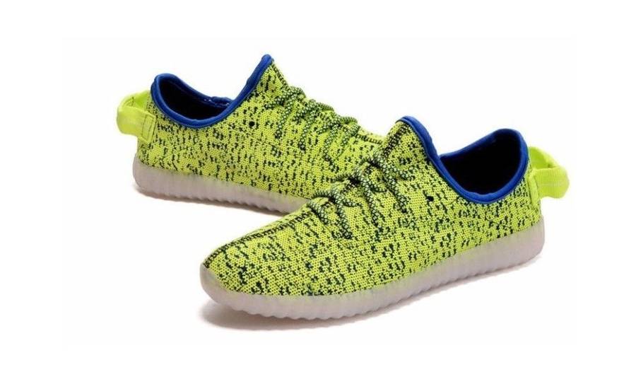 LED Light Up Rechargeable Unisex Fabric Style Urban Casual Sneaker Takkies | Blue |