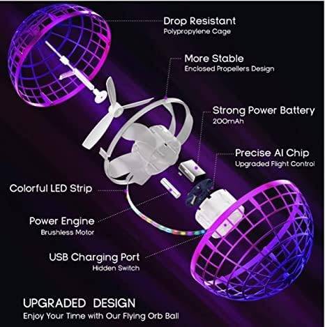 Flynova Pro Ball Flying Spinner With A Magic Controller | PINK