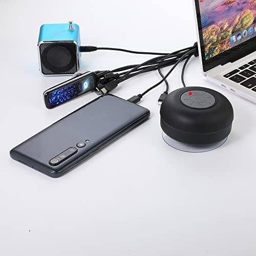 Universal 10 in 1 Multi USB Cable Car Charger for Mobile Phone | Black