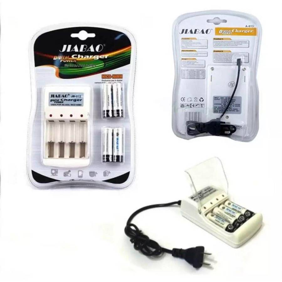 AA Batteries 600mAh and charger for AA/AAA Rechargeable Batteries