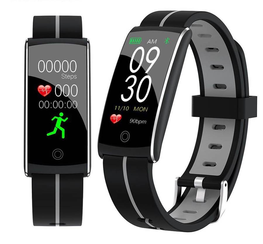Fitness Tracker F10+ Smart Watch IP67 Waterproof Activity Tracker - Black/Grey - UNBOXED