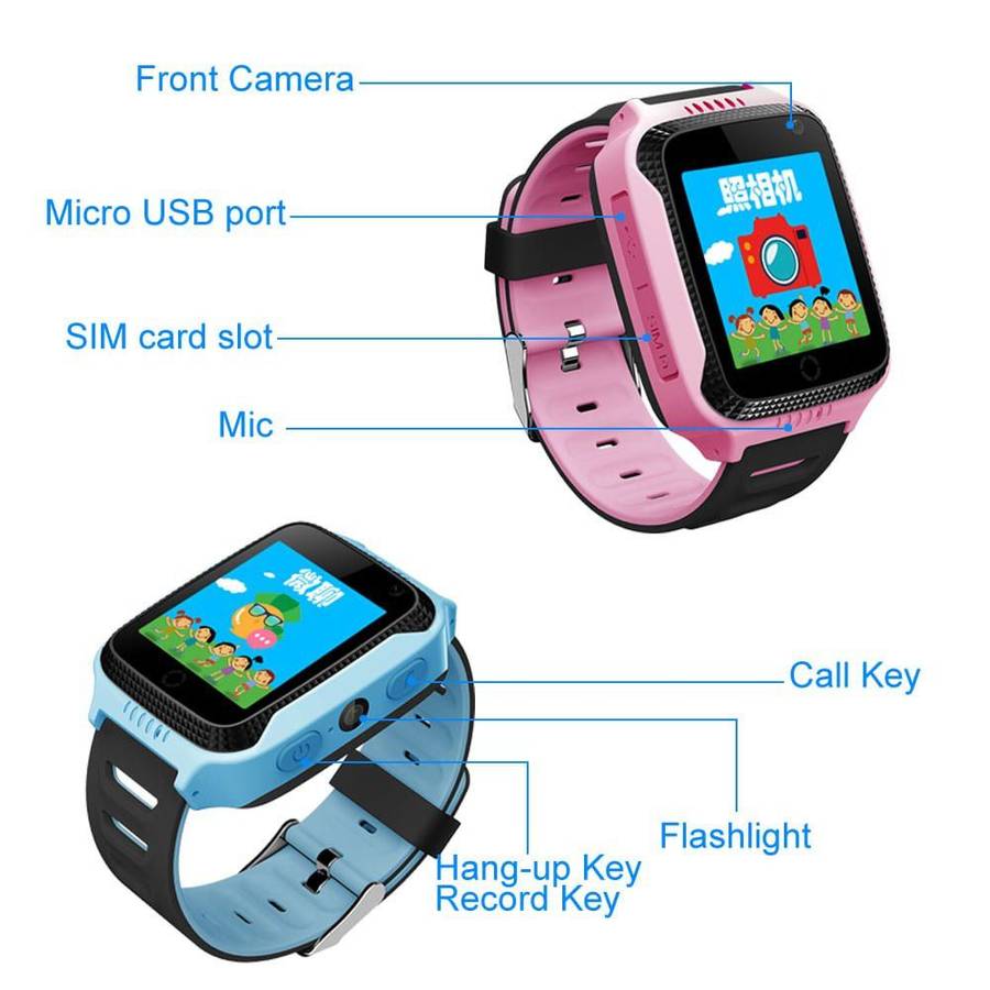 Kids Smart GPS Watch Q528 - Pink