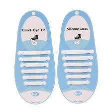 Speed Laces No Tie Silicone Elastic Shoe Lace for Kids ? Black - Black