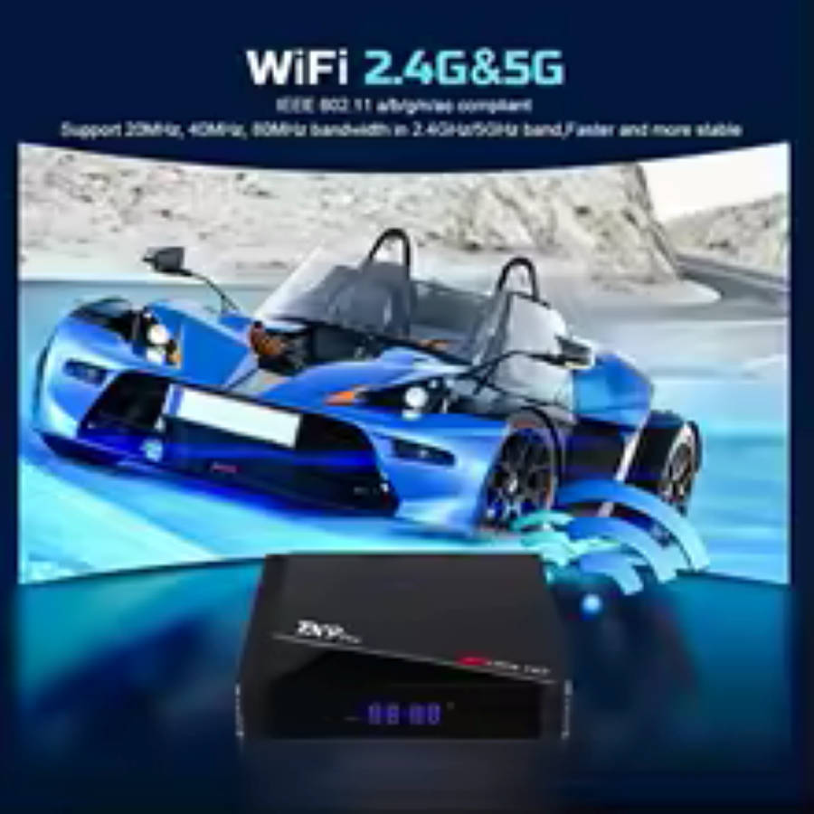 TX9 Pro 6K UHD Android 14.0 Media TV Box+Mini Keyboard+10m Cat5e Ethernet Cable- Combo