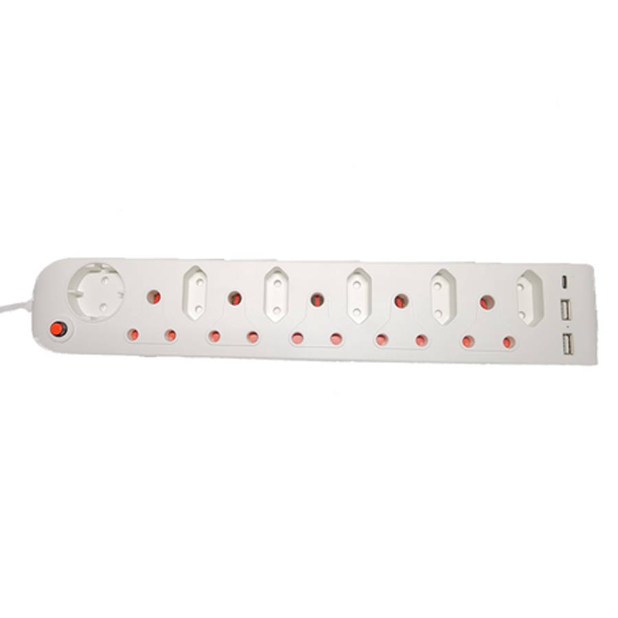 11 Way Multi-plug with 2x USB & 1x Type-C
