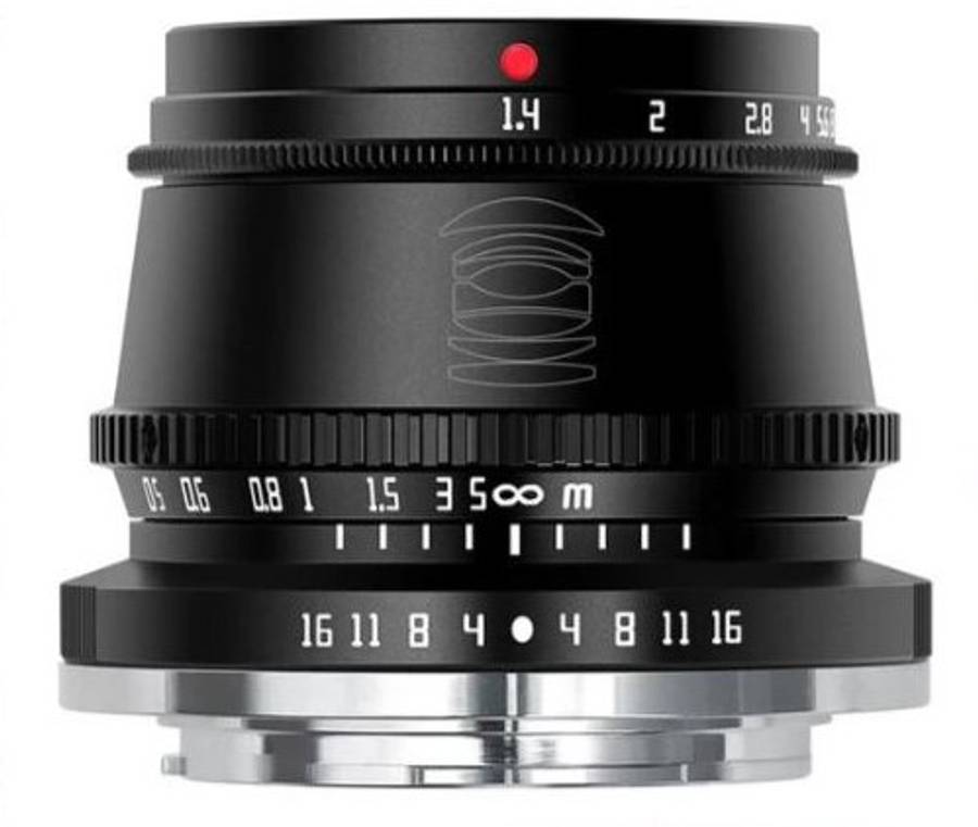 TTArtisan 35mm F1.4 Manual Focus Lens for Canon EOS-M (Black)
