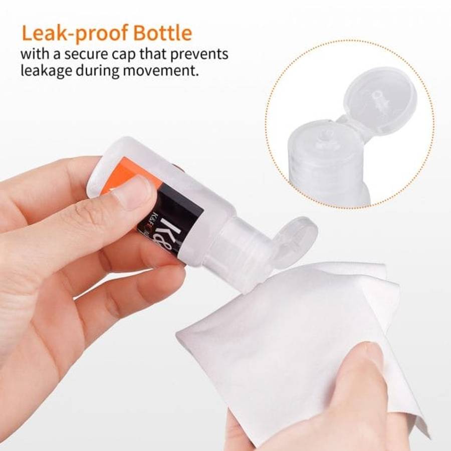 K&F Concept 10 Pack 20ml Cleaning Liquid for Lenses, Sensors, Glasses etc.