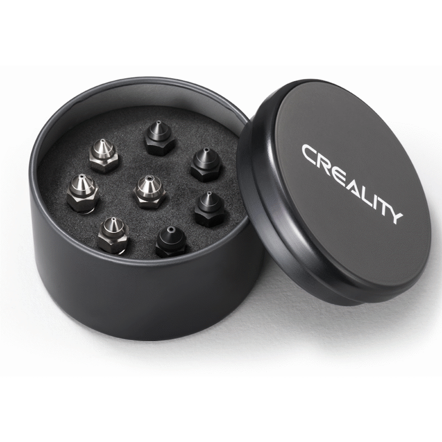 Creality High Flow Nozzle Kit 8 Pc K1/K1Max MK8 0.4/0.6/0.8mm