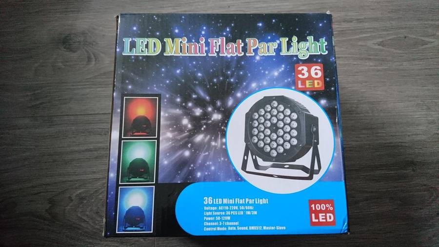 36 Led mini flat par light
