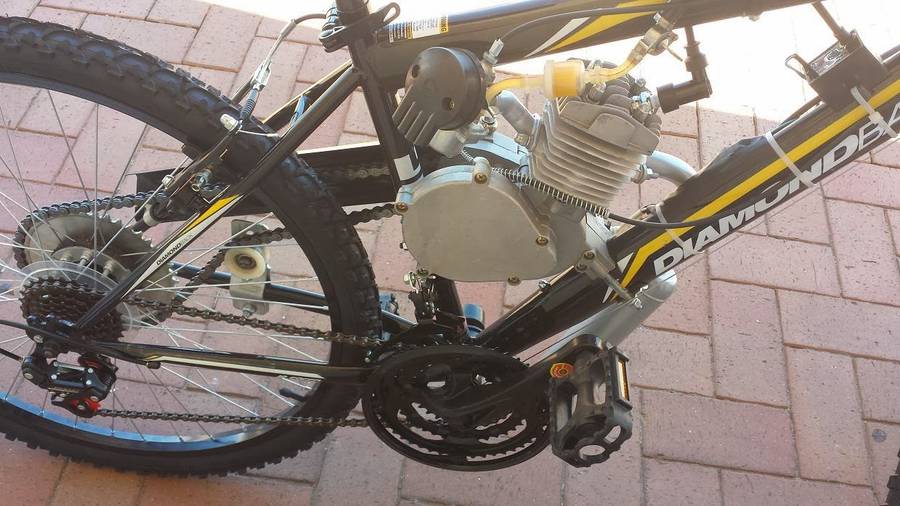 48cc Engine. Turn you bicycle into a motor cycle. No License required.