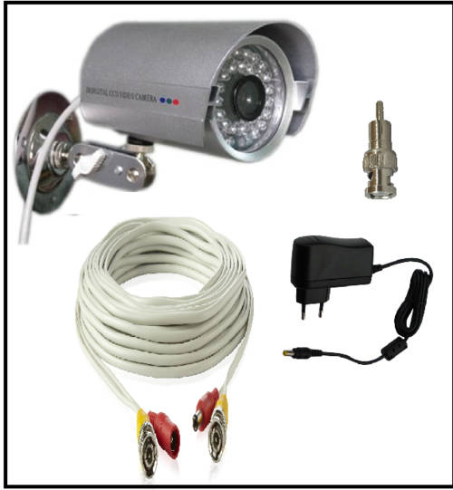 DIY CAMERA KIT WITH 20m CABLE JUST PLUG AND PLAY !
