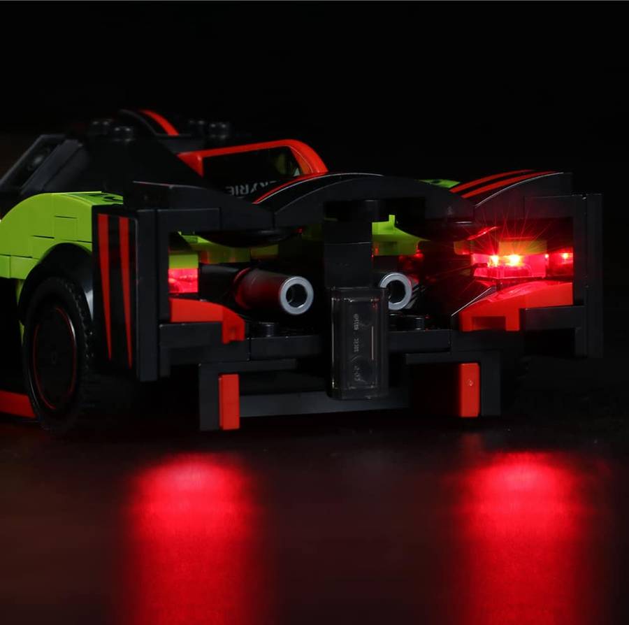 LEGO Vackyrie Amr pro and Aston Martin Vantage GT3 Advance lighting kit #76910