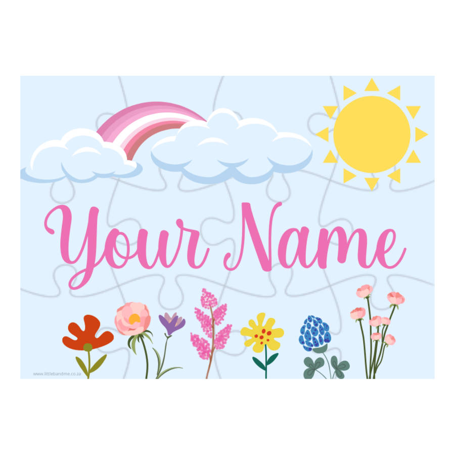 Personalized Wooden Garden Puzzle
