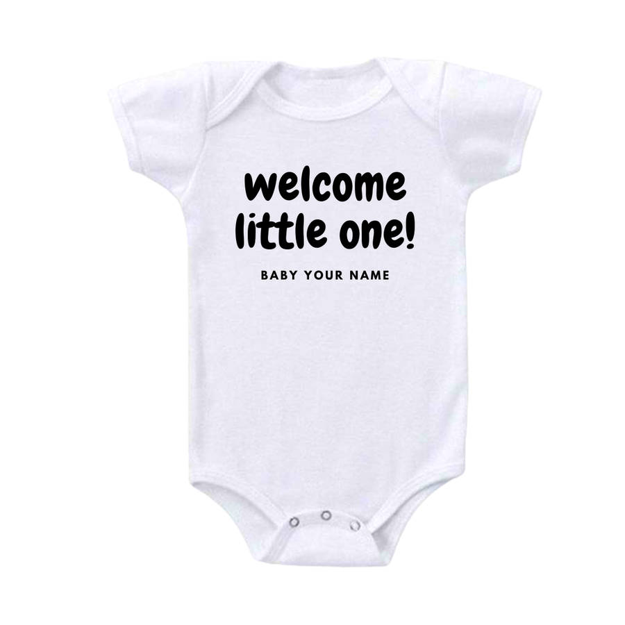 Personalized Welcome Baby Vest