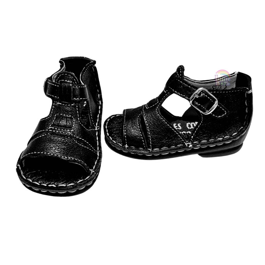 Cobbles - Black Sandal (2,6)