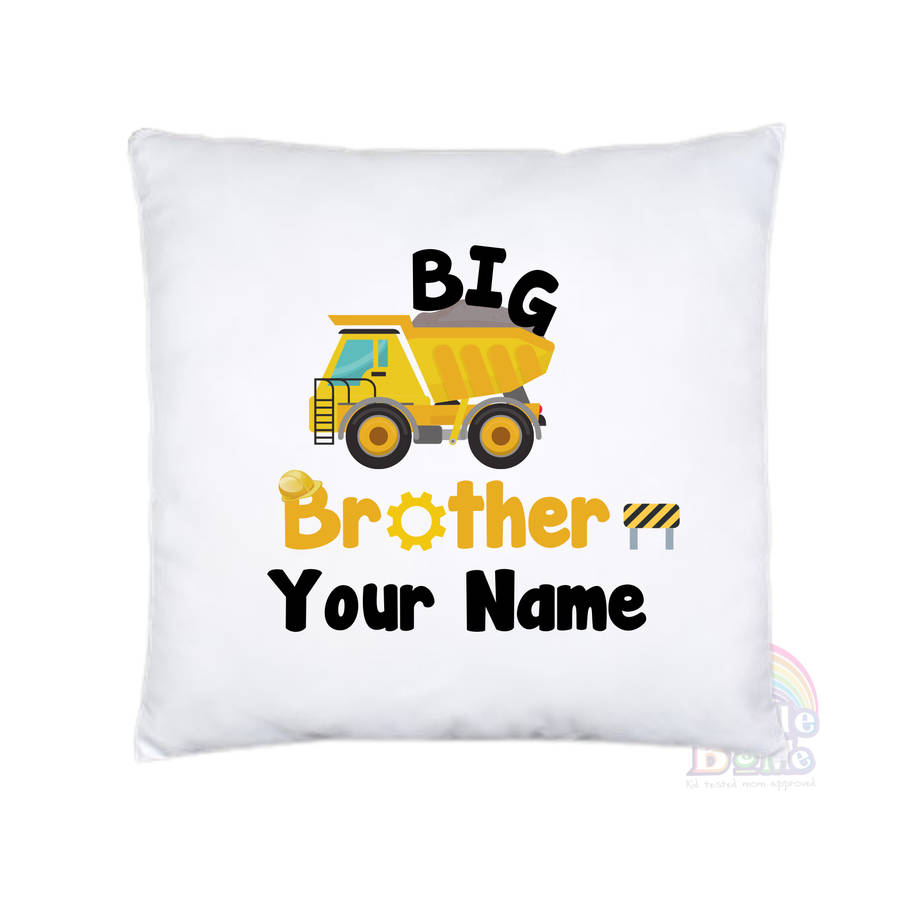 Personalized Birth Announcement Cushion Big Brother