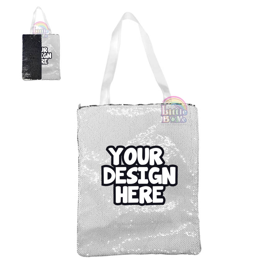 Personalized Sequin Tote Bag- Your Design