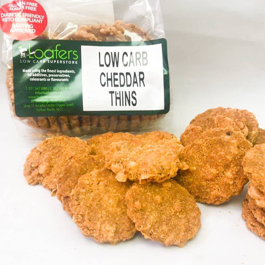 Low Carb Cheddar Thins