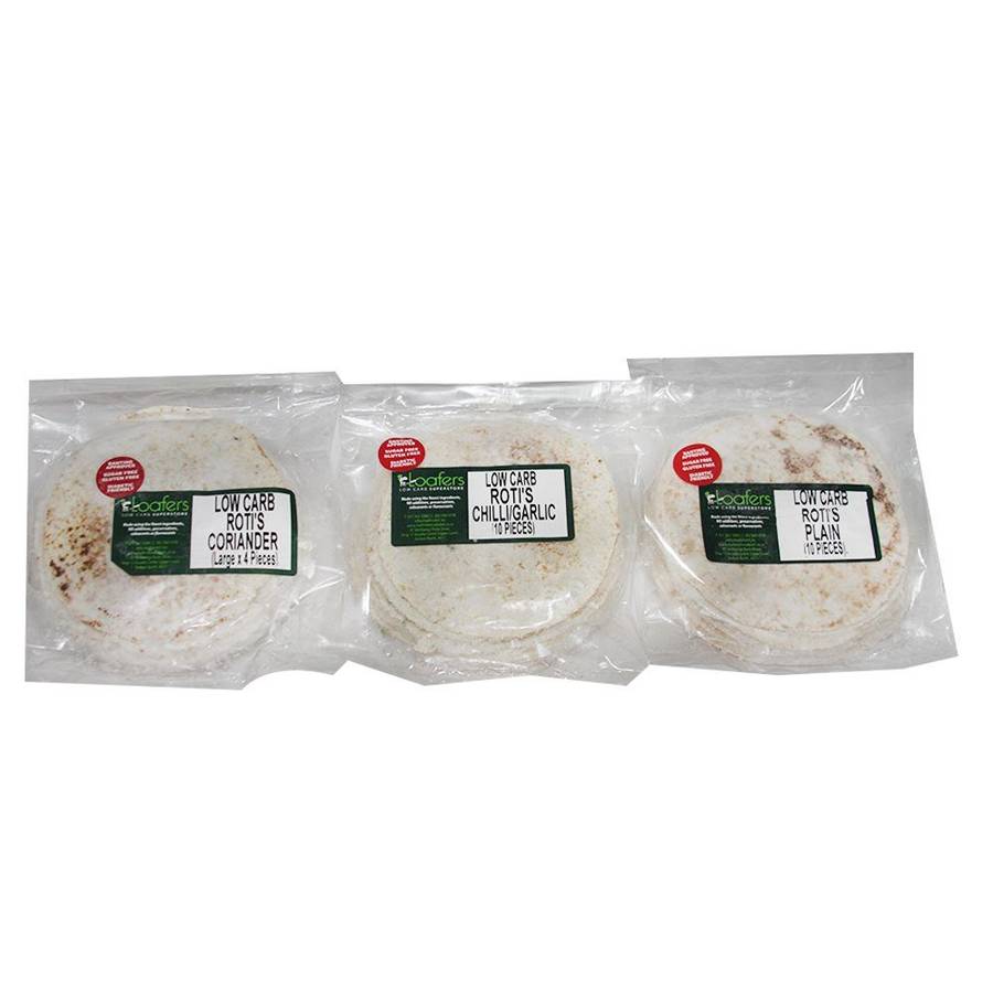 Low Carb Roti's (Large, 4 Pack)