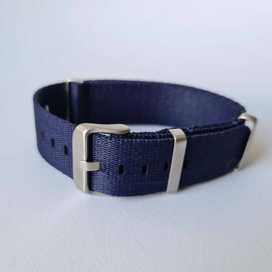 22mm Seat Belt Nato Navy Blue