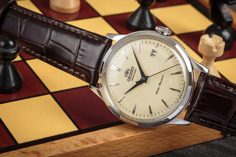 Orient Bambino Automatic Watch 38mm (RA-AC0M04Y)