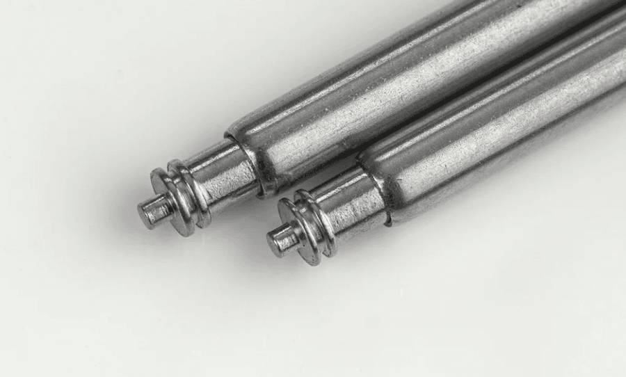 2.5mm Fat Spring Bars (Pair of 2) - With Flanges/Collars
