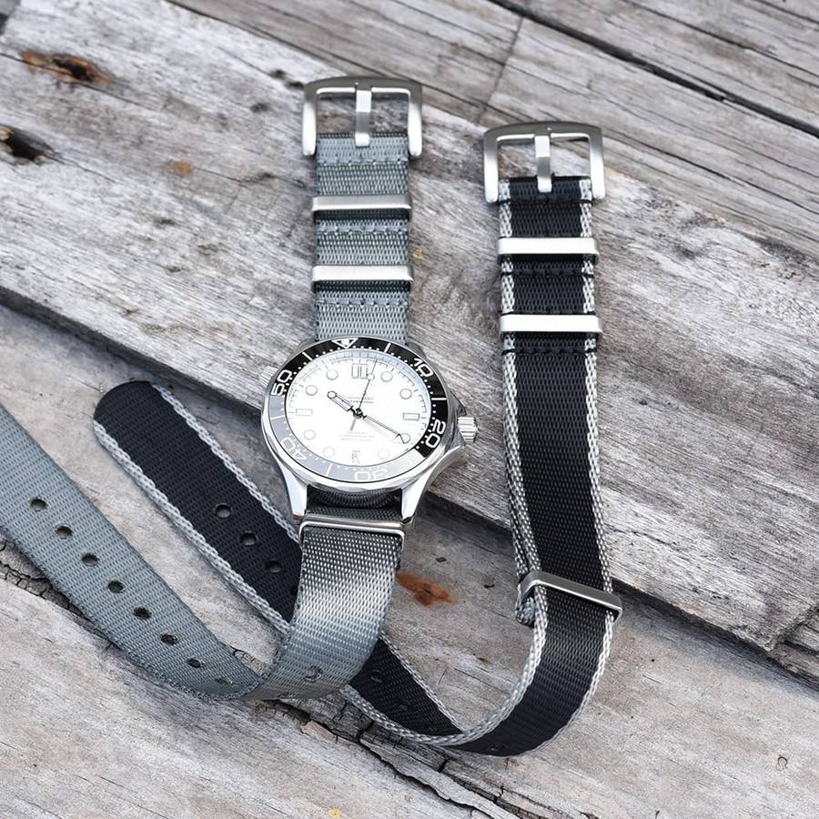 22mm Premium Seat Belt Nato Watch Strap Beige