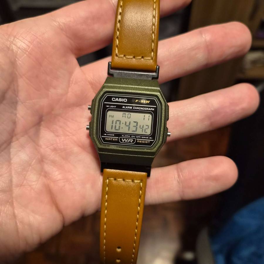 Casio F-91W Strap Adapter