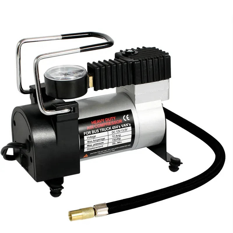 Automobile Car Bike Tire Inflator Pump Car Tool AC12V Portable Air Compressor