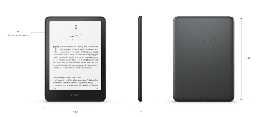 2024 Amazon Kindle Paperwhite 7" Gen 12 (No Ads / Without S/O)