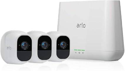 Arlo Essential Spotlight Camera - 3 Pack - Wireless Security, 1080p Video Open Box