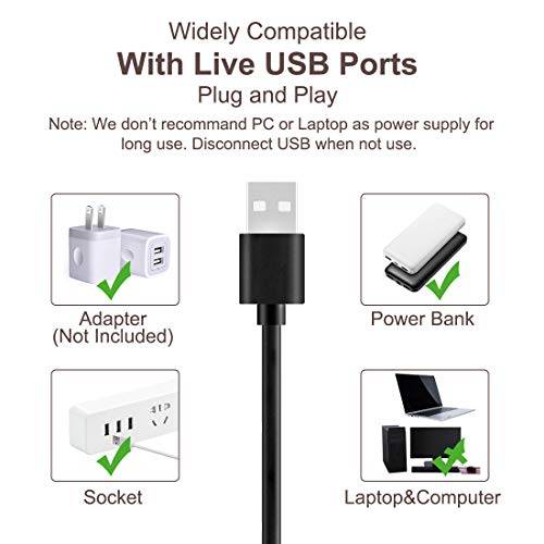 DAKASON Clip on Ring Light for Video Conference Lighting, USB Laptop Light for Zoom Meeting, LED ...