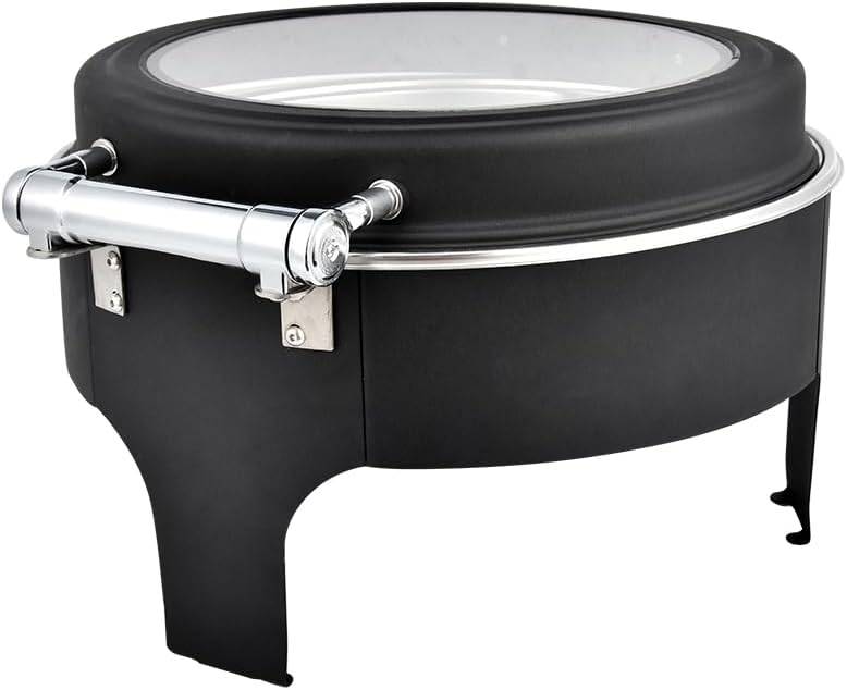 Round Chafing Dish Black