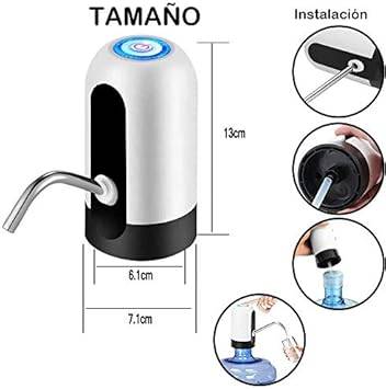 OTRO Automatic Wireless Water Dispenser (White), USB Rechargeable