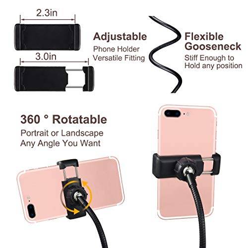 DAKASON Clip on Ring Light for Video Conference Lighting, USB Laptop Light for Zoom Meeting, LED ...