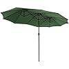 Green Rectangle 3 Roof Canopy Gazebo