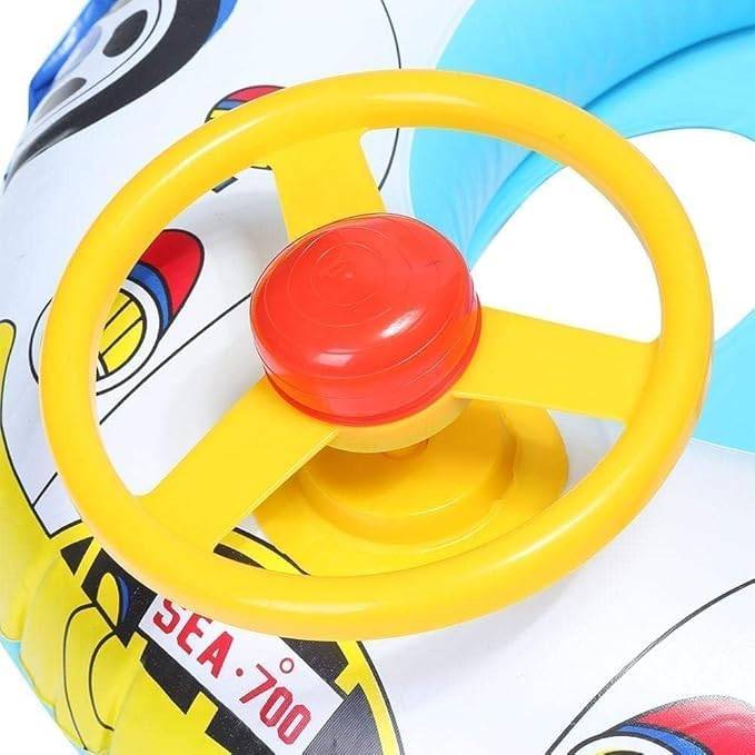 Swimming Boat,Tube for Kids Safe Anti-flip Inflatable Floats Kids Ring Baby,Pool Swim Floatation Bel