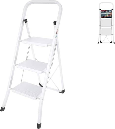 Colombo steel stool Stabilo 3 steps : Amazon.de: DIY & Tools