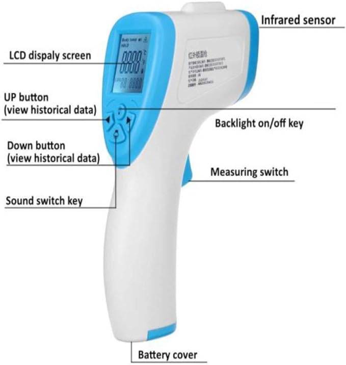 Aicare A66 Digital Infrared Non Contact Forehead Thermometer