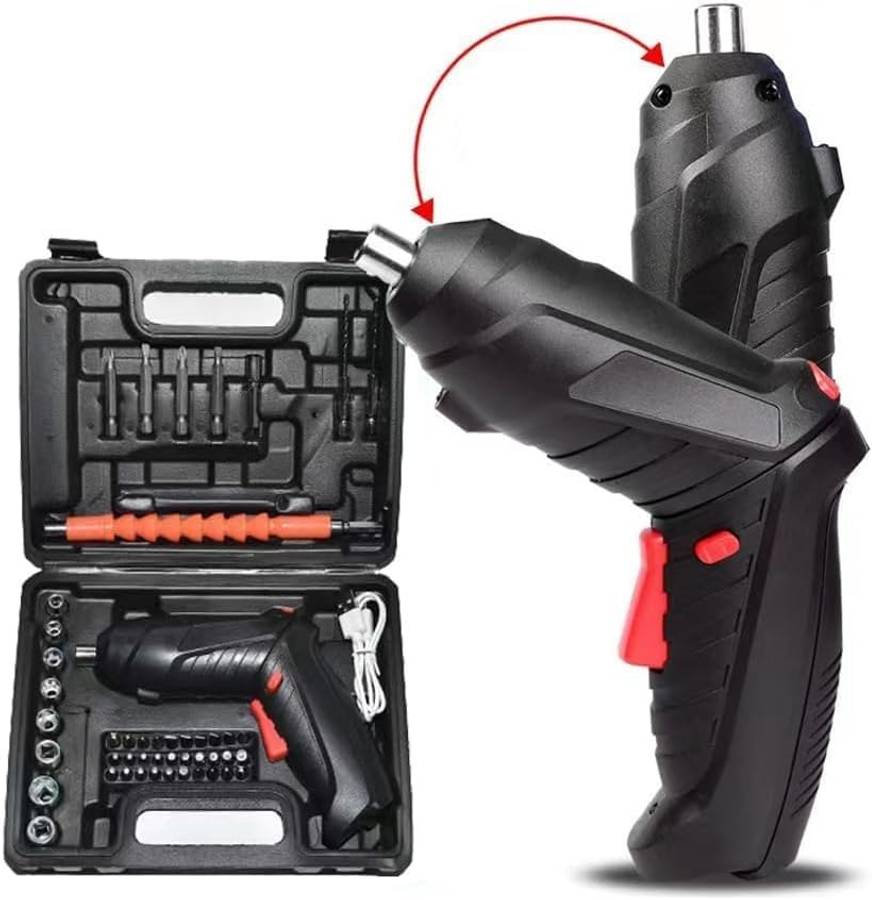 47 Pcs Electric Screwdriver Set Cordless Rechargeable 4.2V 3.2Nm Power Driver Kit With Usb Charging
