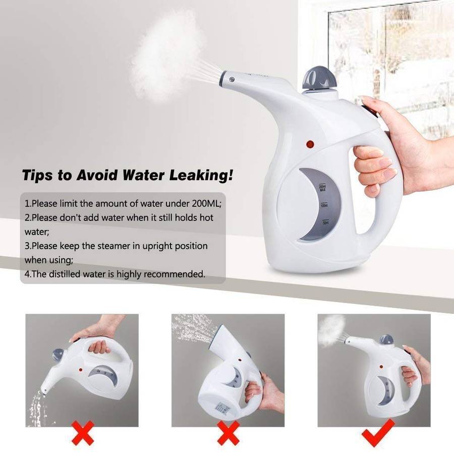 Portable Handheld Facial & Garment Steamer