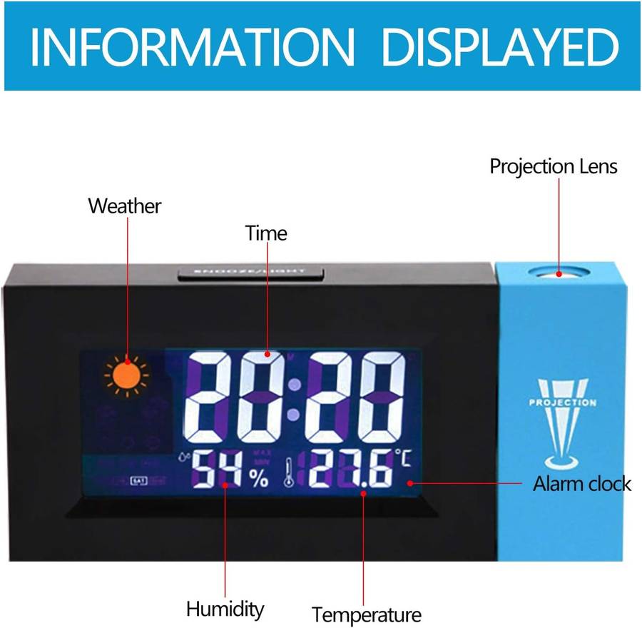 Alarm Clock with Projector